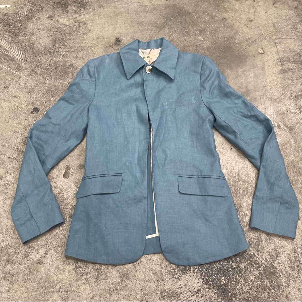 GRLFRND Revolve Midway Linen Blazer XS - Picture 2 of 6